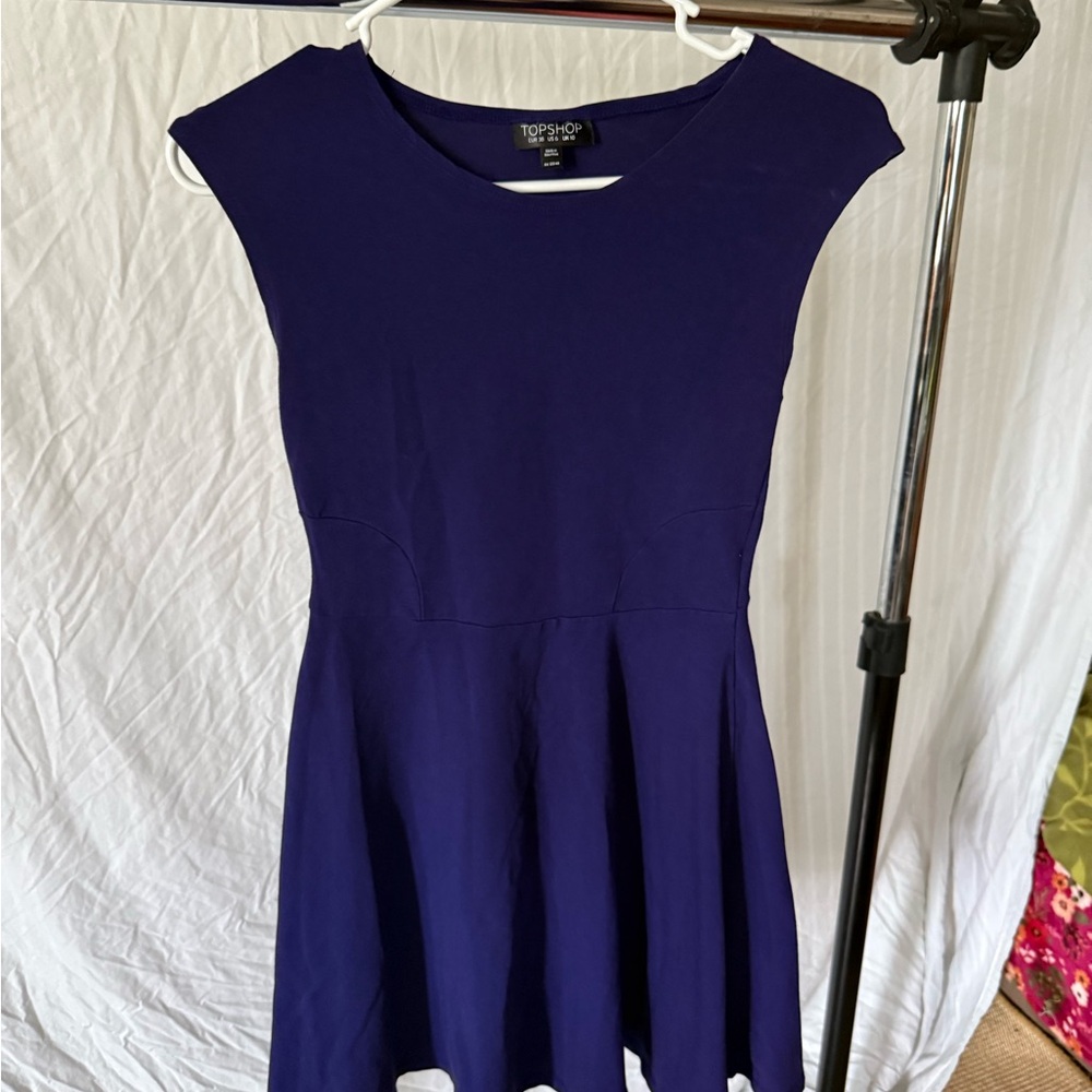Topshop Deep Purple Dress
